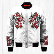 Load image into Gallery viewer, Mississippi State Bulldogs NCAA Claws Bomber Jacket Apparel Gift For Fans L0411-127