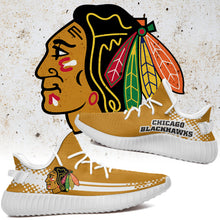 Load image into Gallery viewer, Chicago Blackhawks NHL Sport Teams Like Yeezy Boost Shoes T10911 02