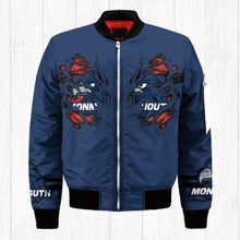 Load image into Gallery viewer, Monmouth Hawks NCAA Claws Bomber Jacket Apparel Gift For Fans L0411-123
