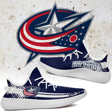 Load image into Gallery viewer, Columbus Blue Jackets NHL Sport Teams Like Yeezy Boost Shoes T10911 31