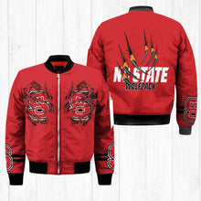 Load image into Gallery viewer, NC State Wolfpack NCAA Claws Bomber Jacket Apparel Gift For Fans L0411-115
