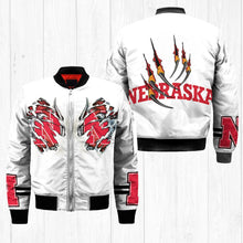 Load image into Gallery viewer, Nebraska Cornhuskers NCAA Claws Bomber Jacket Apparel Gift For Fans L0411-114