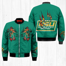Load image into Gallery viewer, Norfolk State Spartans NCAA Claws Bomber Jacket Apparel Gift For Fans L0411-109