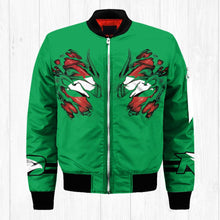 Load image into Gallery viewer, North Dakota Fighting Hawks NCAA Claws Bomber Jacket Apparel Gift For Fans L0411-105