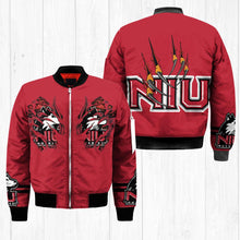 Load image into Gallery viewer, Northern Illinois Huskies NCAA Claws Bomber Jacket Apparel Gift For Fans L0411-101