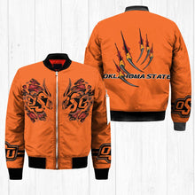 Load image into Gallery viewer, Oklahoma State University Athletics NCAA Claws Bomber Jacket Apparel Gift For Fans L0411-93