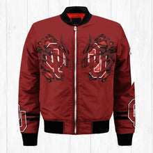 Load image into Gallery viewer, Oklahoma Sooners NCAA Claws Bomber Jacket Apparel Gift For Fans L0411-94
