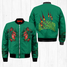 Load image into Gallery viewer, Oregon Ducks NCAA Claws Bomber Jacket Apparel Gift For Fans L0411-90