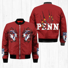 Load image into Gallery viewer, Penn Quakers NCAA Claws Bomber Jacket Apparel Gift For Fans L0411-88