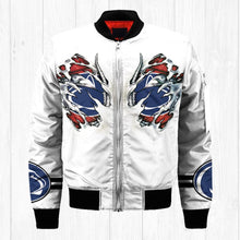 Load image into Gallery viewer, Penn State Nittany Lions NCAA Claws Bomber Jacket Apparel Gift For Fans L0411-87