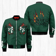 Load image into Gallery viewer, Portland state Vikings NCAA Claws Bomber Jacket Apparel Gift For Fans L0411-85