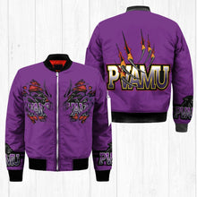 Load image into Gallery viewer, Prairie View A&amp;M Panthers NCAA Claws Bomber Jacket Apparel Gift For Fans L0411-84