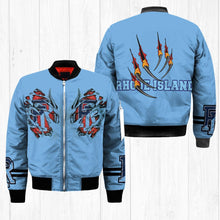 Load image into Gallery viewer, Rhode Island Rams NCAA Claws Bomber Jacket Apparel Gift For Fans L0411-80