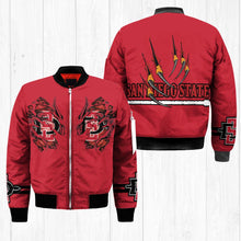 Load image into Gallery viewer, San Diego State Aztecs NCAA Claws Bomber Jacket Apparel Gift For Fans L0411-70
