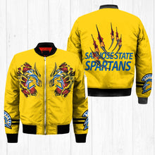 Load image into Gallery viewer, San Jose State Spartans NCAA Claws Bomber Jacket Apparel Gift For Fans L0411-68