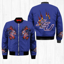 Load image into Gallery viewer, Savannah State Tigers NCAA Claws Bomber Jacket Apparel Gift For Fans L0411-67