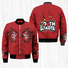 Load image into Gallery viewer, South Dakota Coyotes NCAA Claws Bomber Jacket Apparel Gift For Fans L0411-62