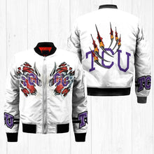 Load image into Gallery viewer, TCU Horned Frogs NCAA Claws Bomber Jacket Apparel Gift For Fans L0411-48