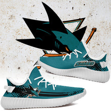 Load image into Gallery viewer, San Jose Sharks NHL Sport Teams Like Yeezy Boost Shoes T10911 16