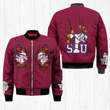 Load image into Gallery viewer, Texas Southern Tigers NCAA Claws Bomber Jacket Apparel Gift For Fans L0411-41