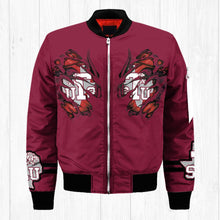Load image into Gallery viewer, Texas Southern Tigers NCAA Claws Bomber Jacket Apparel Gift For Fans L0411-41