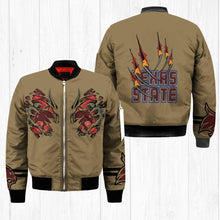 Load image into Gallery viewer, Texas State Bobcats NCAA Claws Bomber Jacket Apparel Gift For Fans L0411-40