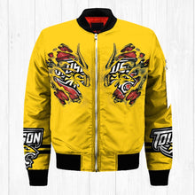 Load image into Gallery viewer, Towson Tigers NCAA Claws Bomber Jacket Apparel Gift For Fans L0411-37