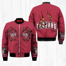 Load image into Gallery viewer, Troy Trojans NCAA Claws Bomber Jacket Apparel Gift For Fans L0411-36