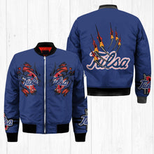 Load image into Gallery viewer, Tulsa Golden Hurricane NCAA Claws Bomber Jacket Apparel Gift For Fans L0411-34