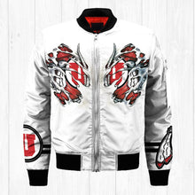 Load image into Gallery viewer, Utah Utes NCAA Claws Bomber Jacket Apparel Gift For Fans L0411-23