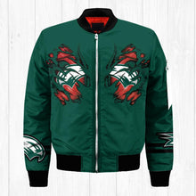 Load image into Gallery viewer, Wagner Seahawks NCAA Claws Bomber Jacket Apparel Gift For Fans L0411-15
