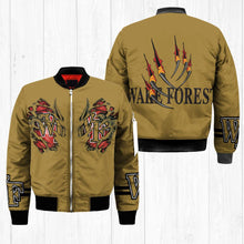 Load image into Gallery viewer, Wake Forest Demon Deacons NCAA Claws Bomber Jacket Apparel Gift For Fans L0411-14