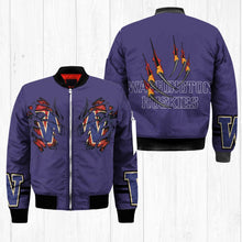 Load image into Gallery viewer, Washington Huskies NCAA Claws Bomber Jacket Apparel Gift For Fans L0411-13