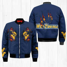 Load image into Gallery viewer, West Virginia Mountaineers NCAA Claws Bomber Jacket Apparel Gift For Fans L0411-10