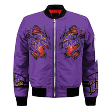 Load image into Gallery viewer, Western Illinois Leathernecks NCAA Claws Bomber Jacket Apparel Gift For Fans L0411-09