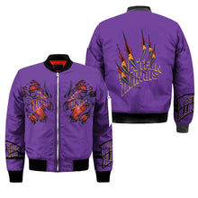 Load image into Gallery viewer, Western Illinois Leathernecks NCAA Claws Bomber Jacket Apparel Gift For Fans L0411-09