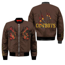 Load image into Gallery viewer, Wyoming Cowboys NCAA Claws Bomber Jacket Apparel Gift For Fans L0411-03