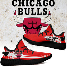 Load image into Gallery viewer, Chicago Bulls NBA Sport Teams Like Yeezy Boost Shoes T10711 26