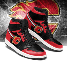 Load image into Gallery viewer, Calgary Flames NHL Jordan Sneakers Shoes T2910-V01-26