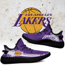 Load image into Gallery viewer, Los Angeles Lakers NBA Sport Teams Like Yeezy Boost Shoes T10711 17