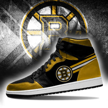 Load image into Gallery viewer, Boston Bruins NHL Jordan Sneakers Shoes T2910-V01-28