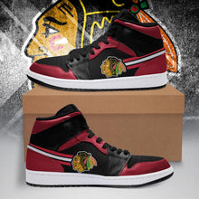 Load image into Gallery viewer, Chicago Blackhawks NHL Jordan Sneakers Shoes T2910-V01-24