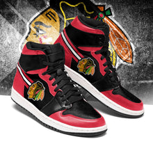 Load image into Gallery viewer, Chicago Blackhawks NHL Jordan Sneakers Shoes T2910-V01-24