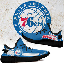 Load image into Gallery viewer, Philadelphia 76ers NBA Sport Teams Like Yeezy Boost Shoes T10711 08