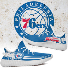 Load image into Gallery viewer, Philadelphia 76ers NBA Sport Teams Like Yeezy Boost Shoes T10711 08