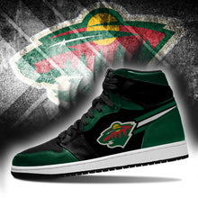 Load image into Gallery viewer, Minnesota Wild NHL Jordan Sneakers Shoes T2910-V01-17