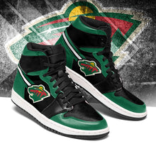 Load image into Gallery viewer, Minnesota Wild NHL Jordan Sneakers Shoes T2910-V01-17