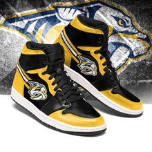 Load image into Gallery viewer, Nashville Predators NHL Jordan Sneakers Shoes T2910-V01-15
