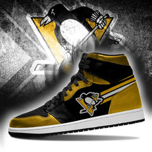 Load image into Gallery viewer, Pittsburgh Penguins NHL Jordan Sneakers Shoes T2910-V01-9
