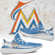 Load image into Gallery viewer, Miami Marlins MLB Sport Teams Like Yeezy Boost Shoes T10911 02